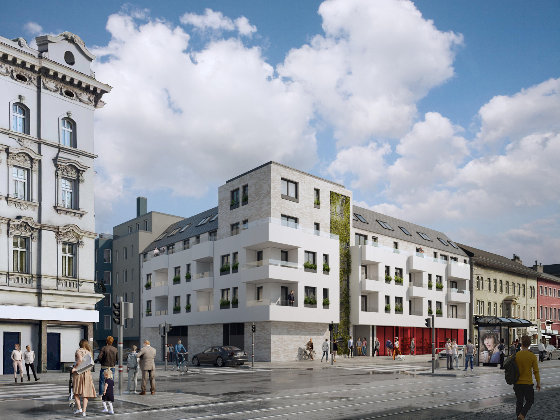 Visualisierung Gewerbefläche