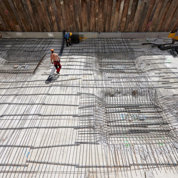 Fundament Bewährungsstahlgitter